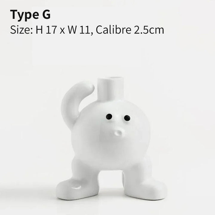 Character Ceramic Vase | Bowlift