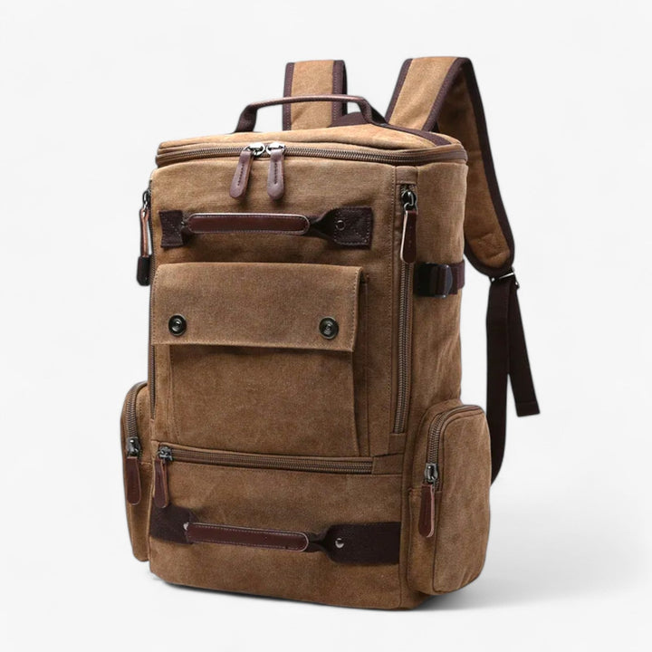BowLift | Vintage Canvas Backpack – Stylish & Functional with Laptop Compartment for Everyday & Adventure
