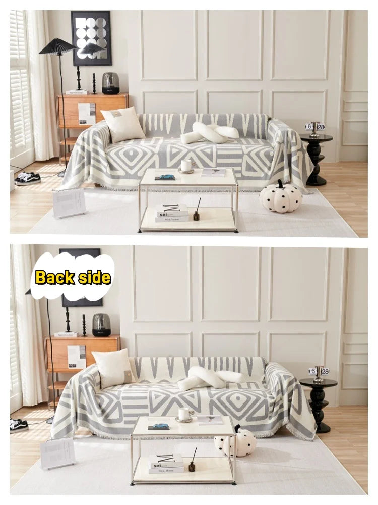 BowLift | Sofa Towel With Tassels