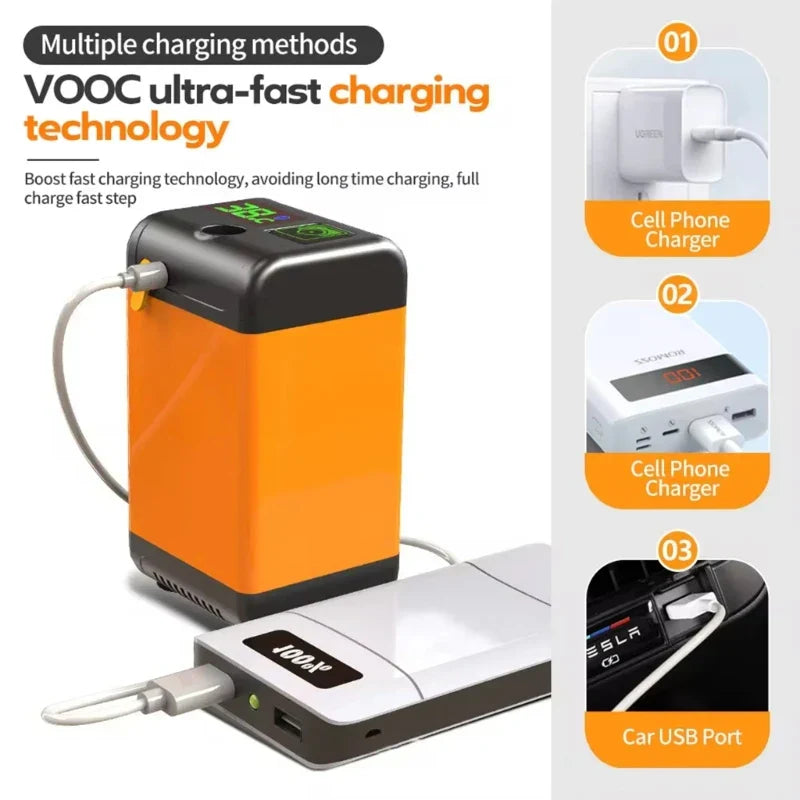 Go Travel Portable Rechargeable USB Outdoor Shower Pump | Bowlift
