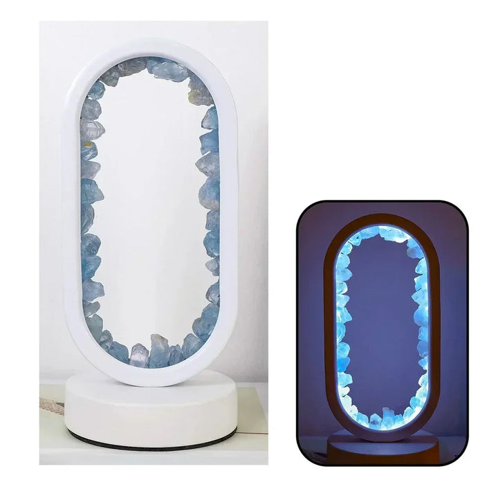 BowLift | CrystalGlow – Handmade amethyst atmospheric lamp for relaxation and peace