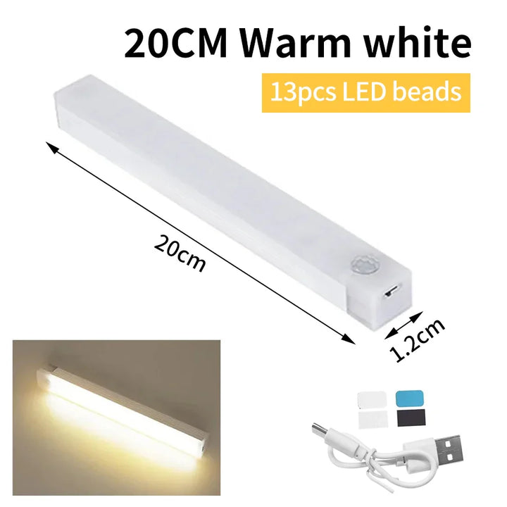 BowLift | SenseLite Motion LED | Rechargeable Sensor Light with Magnet Mount | Warm White | For Closet, Bed & Hallway