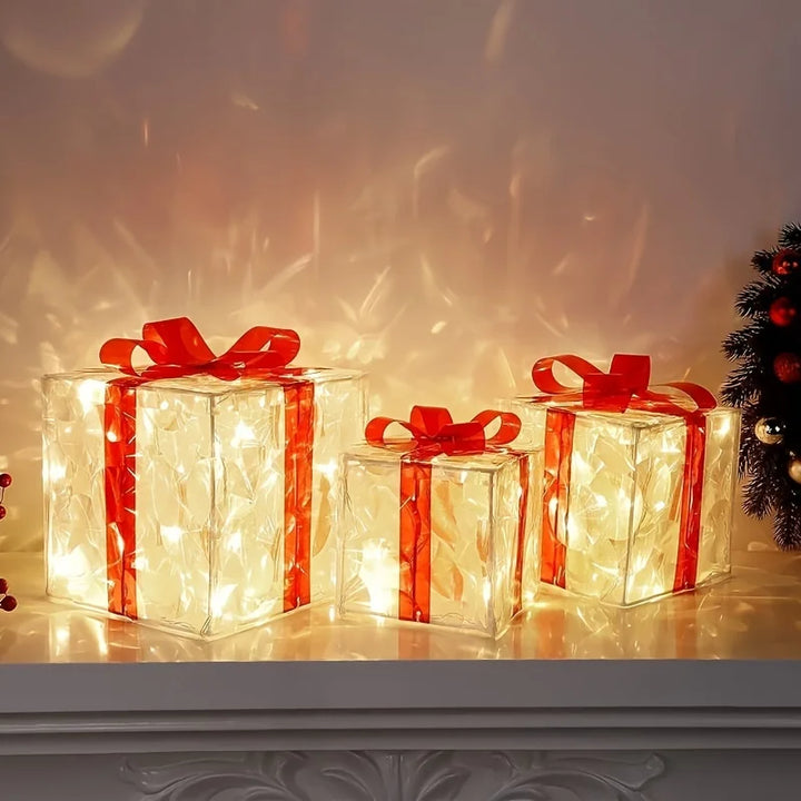 BowLift | Indoor Light-Up Presents (Set of 3)