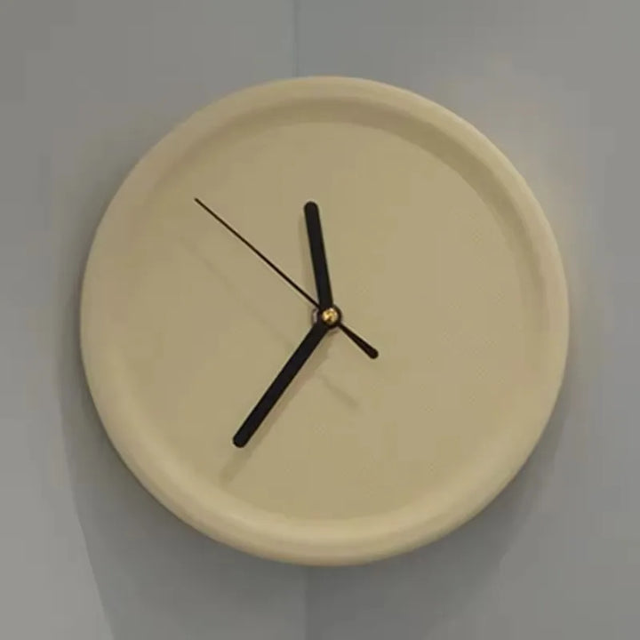 SilentCorner Clock - Stylish Silent Wall Clock without Drilling Bowlift
