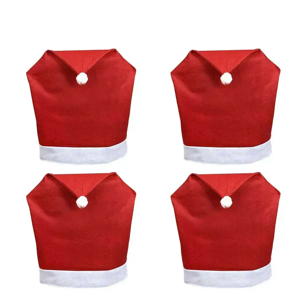 BowLift | SantaSeat Christmas Chair Covers – Set of Decorative Chair Covers with Santa Design
