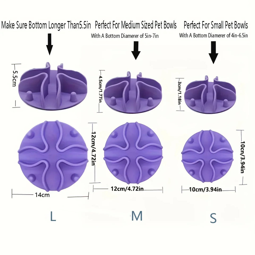 BowLift | Mindrauf Slow-Feeding Insert for Dog Bowls | Promotes healthy digestion & mental stimulation | Made of soft silicone | Suitable for all sizes
