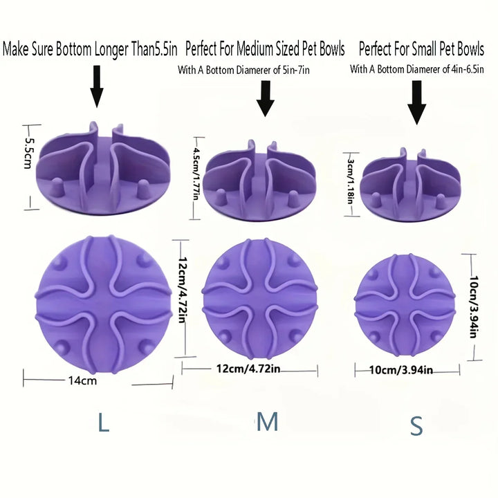 BowLift | Mindrauf Slow-Feeding Insert for Dog Bowls | Promotes healthy digestion & mental stimulation | Made of soft silicone | Suitable for all sizes