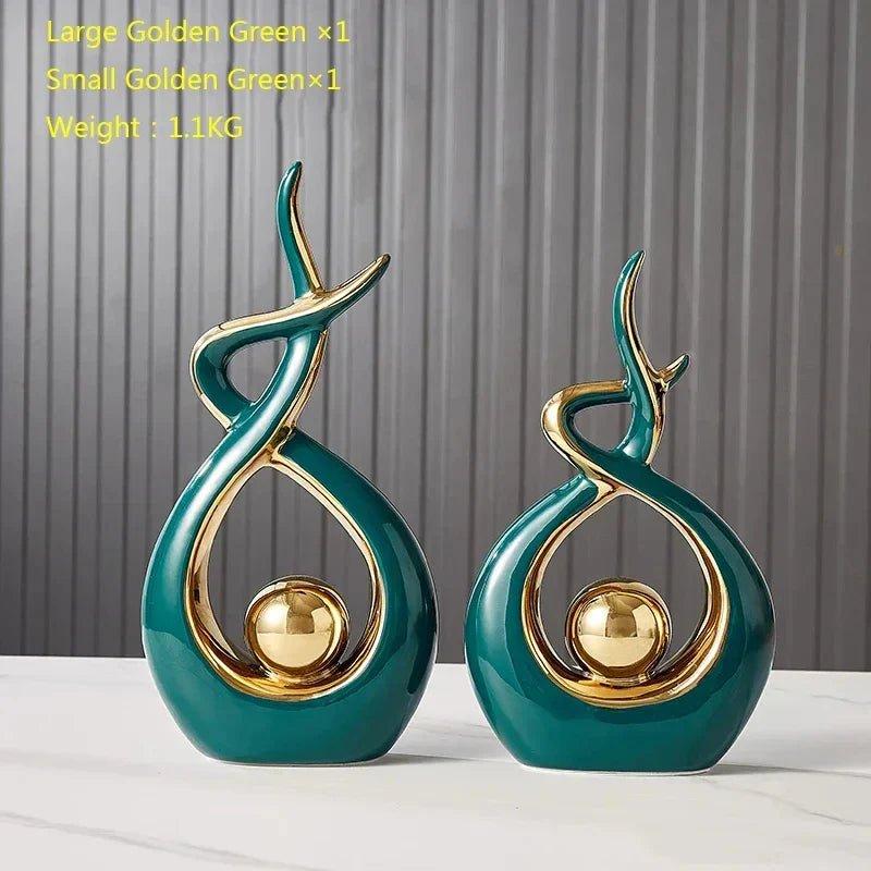 BowLift | ScandiForm Ceramic Figure | Nordic Home Decor | Handcrafted Sculpture | Home Accessory for Living Room & Office