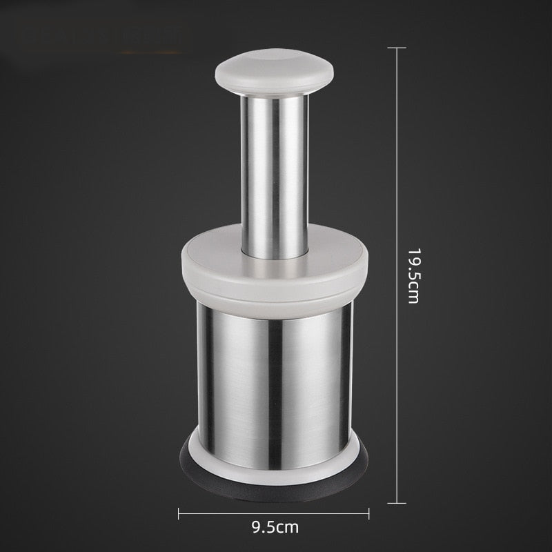 BowLift | Easy Food Stainless Steel Garlic Grinder