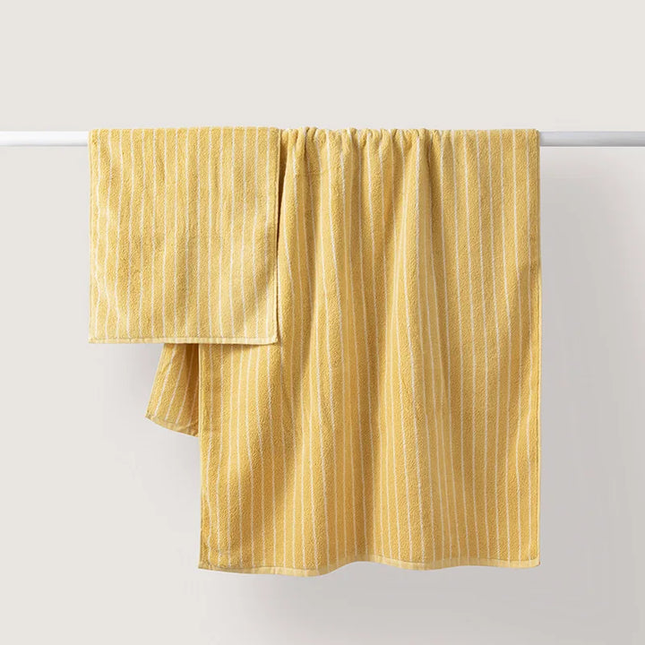 Retro Striped Cotton Towel | Bowlift