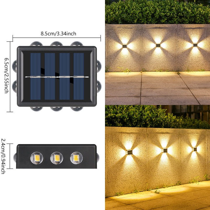 BowLift | SolarVibe – Sustainable Solar Wall Light for Modern Outdoors