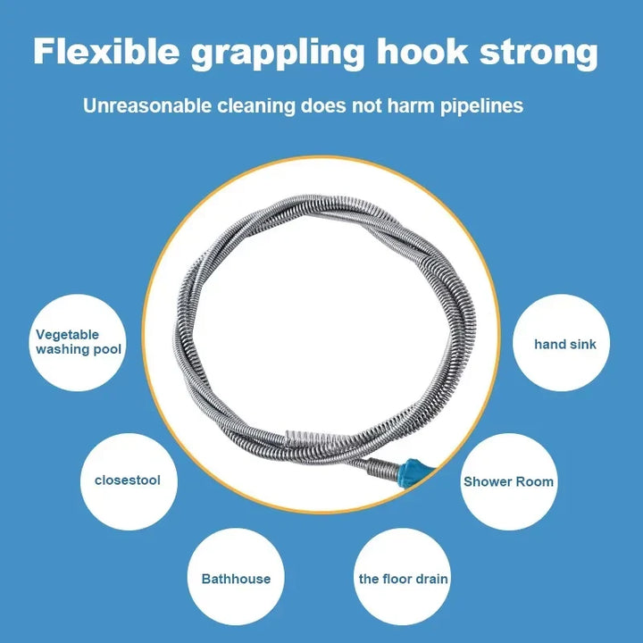Pipe cleaning spiral drainage | Bowlift