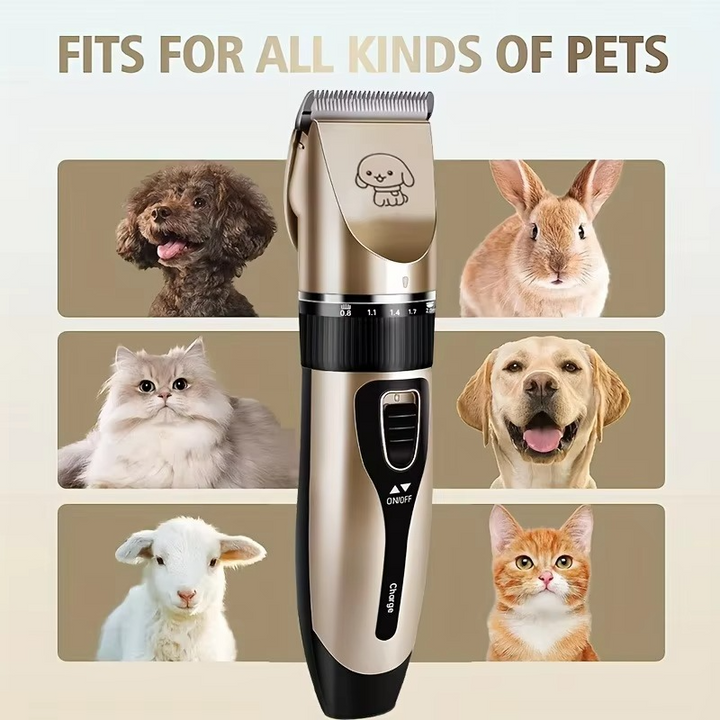 BowLift | Cordless Pet Hair Trimmer Kit for Dogs and Cats – Electric Precision Grooming Clippers
