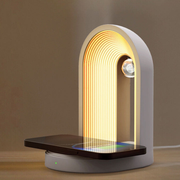 BowLift | LUMIVIBE – Wireless Charging and Speaker Lamp