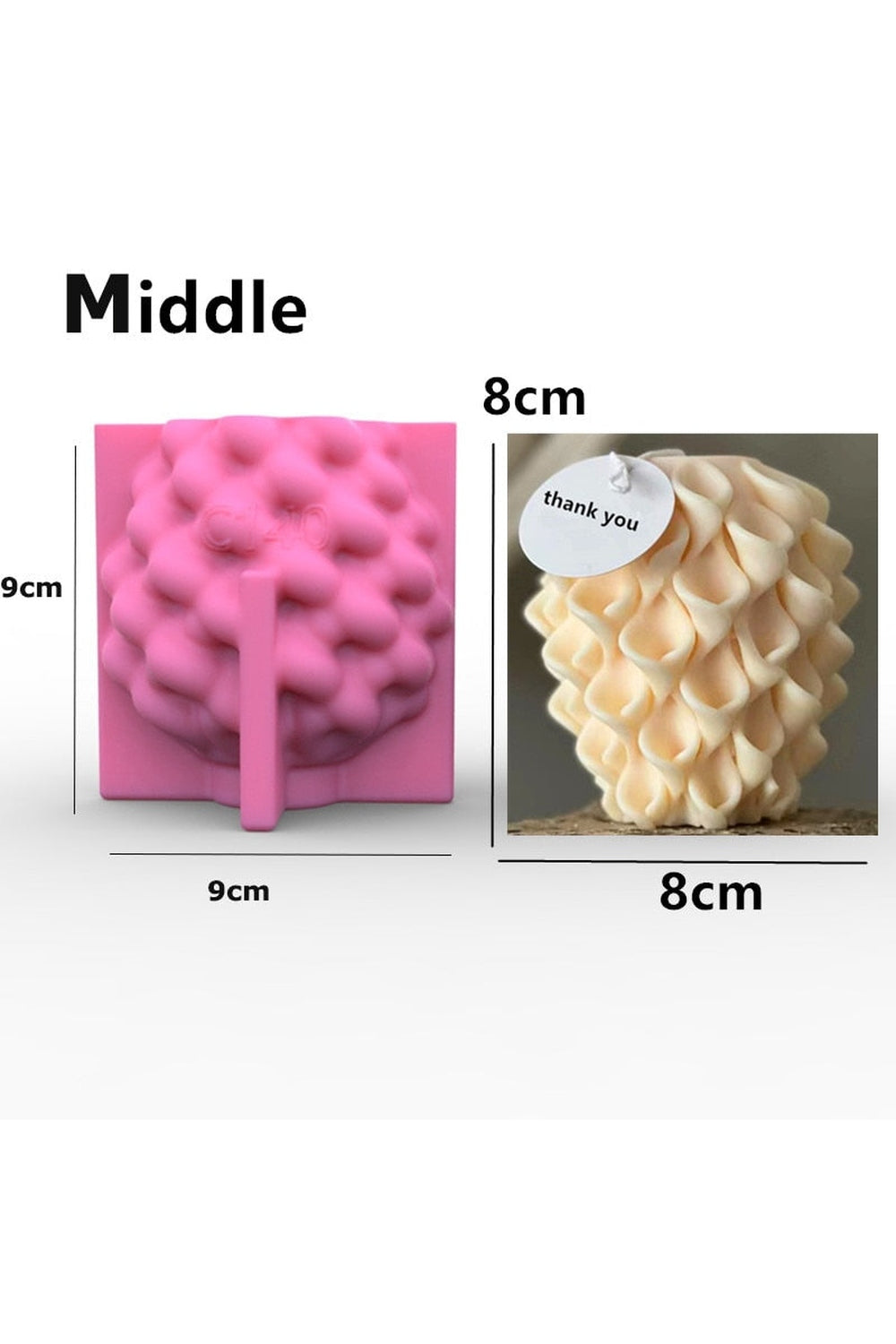 geometric candle shape | Bowlift