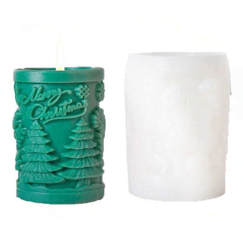 BowLift | Elegant 3D Candle Silicone Mold with Decorative Pattern