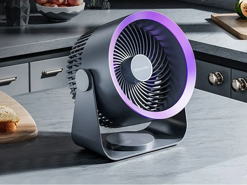 Luna Wall and Desk Fan – Wireless Whisper-Quiet USB-C Fan with 3 Speeds | Bowlift
