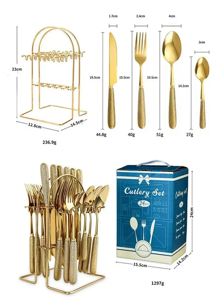BowLift | Stylish Luxury Cutlery Set Made of Stainless Steel for Every Meal
