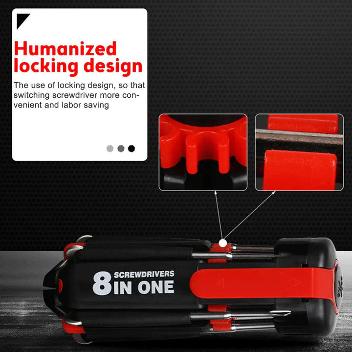 Bright Fix 8in1 LED Multi-Tool Screwdriver | Bowlift