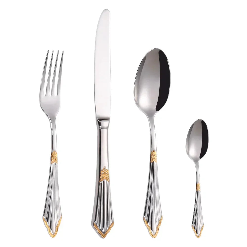 BowLift | LuxSpoon | Elegant cutlery set in golden design