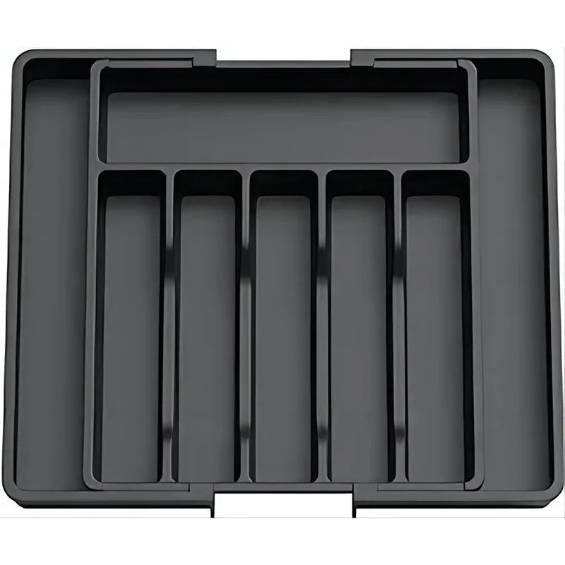 BowLift | Modulora Cutlery Drawer Insert | Expandable Cutlery Organizer | Adjustable Storage System Made of PP | 38×35 cm