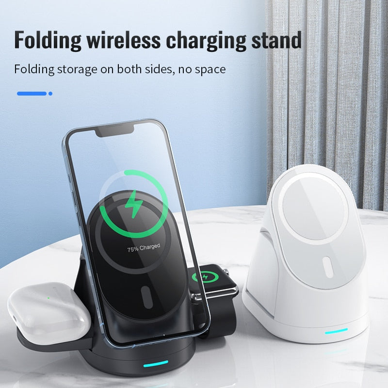 BowLift | 3in1 Space Station Magnetic Wireless Charger Stand