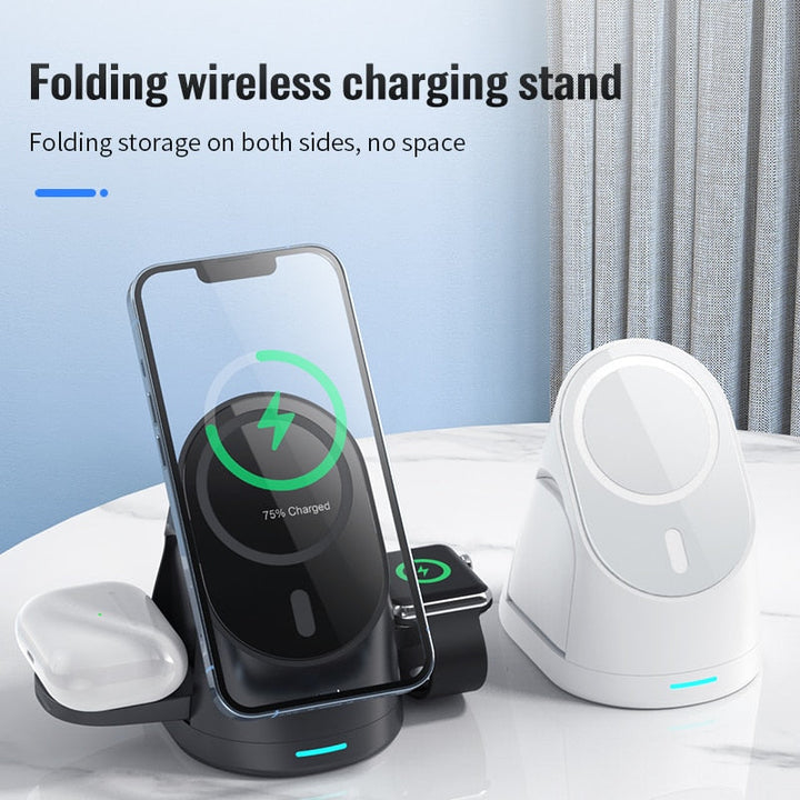 BowLift | 3in1 Space Station Magnetic Wireless Charger Stand