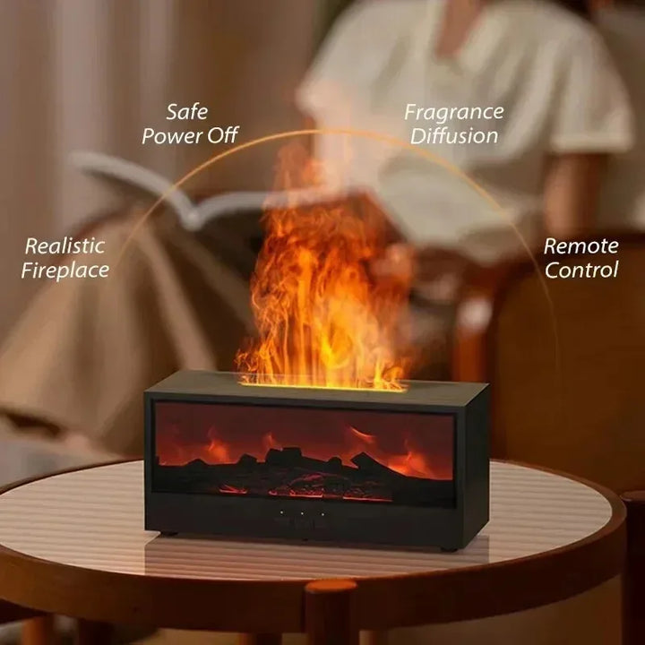 BowLift | Fireplace Flame Mist Humidifier