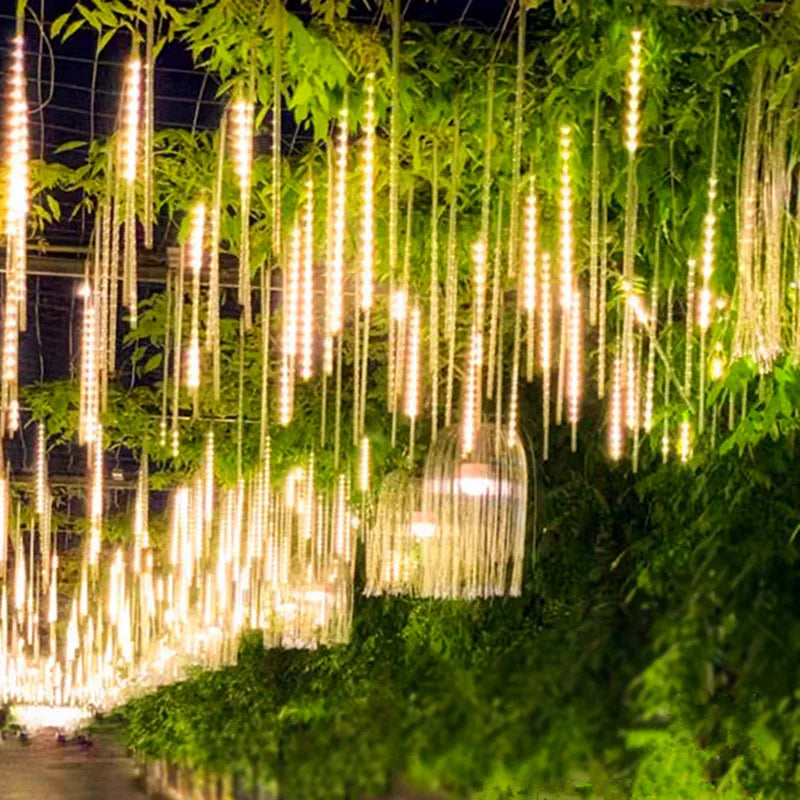 Magical Light Rain String – Enchanting Lighting for Holidays | Bowlift