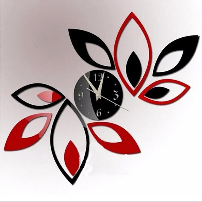 DecoTime Clock - Stylish 3D Acrylic Wall Clock Bowlift