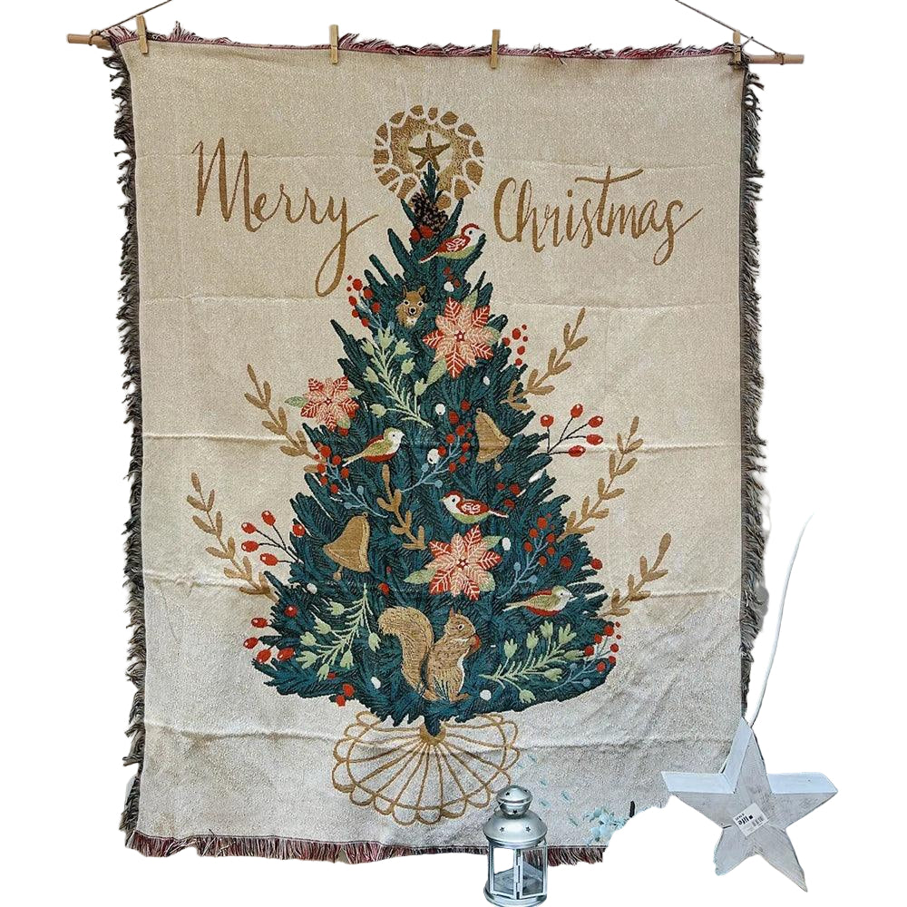BowLift | Christmas Blanket Nutcracker and Stars Pattern
