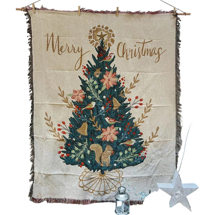 BowLift | Christmas Blanket Nutcracker and Stars Pattern