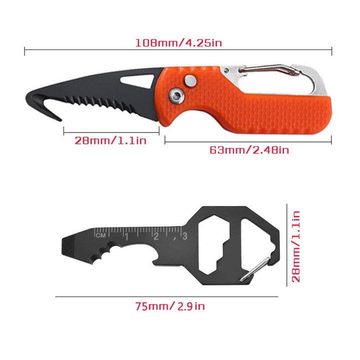 Go-Getter Adventurer Multi-Tool Keychain | Bowlift
