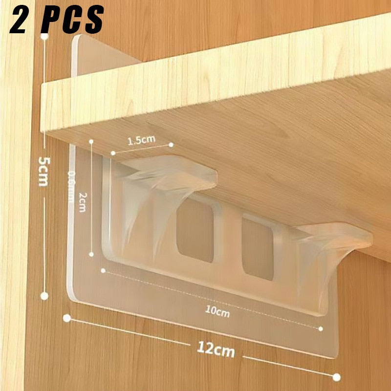 Self-Adhesive Closet Wizard Shelf Support Bracket | Bowlift