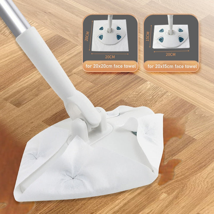 BowLift | Lazy Clean Triangular Towel Mop