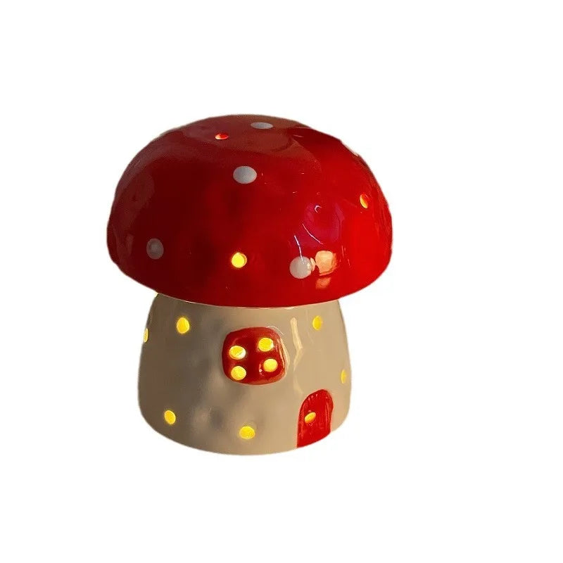 BowLift | Dreamy Mushroom Shape Ceramic Bedside Lamp