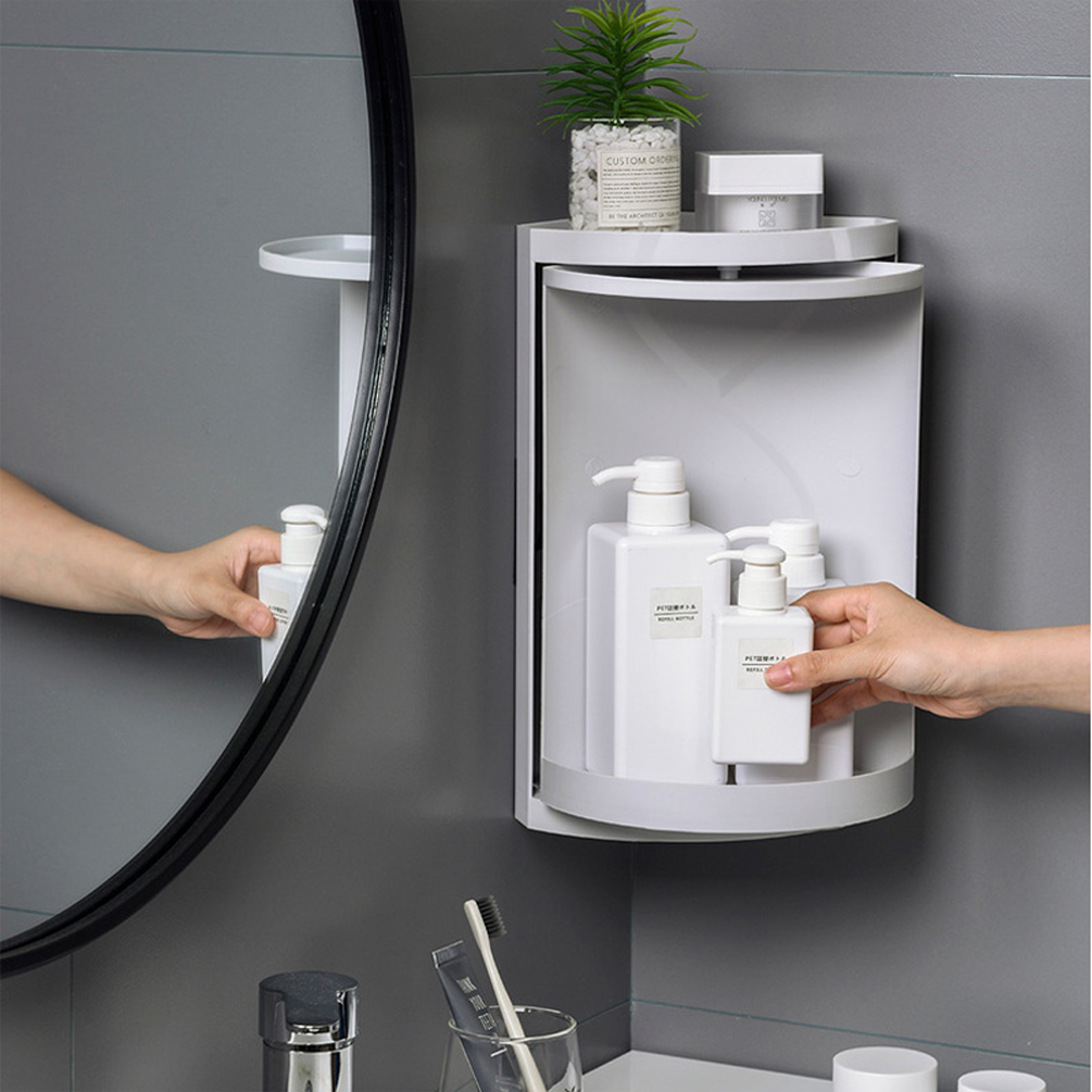BowLift | Bathroom Corner Storage