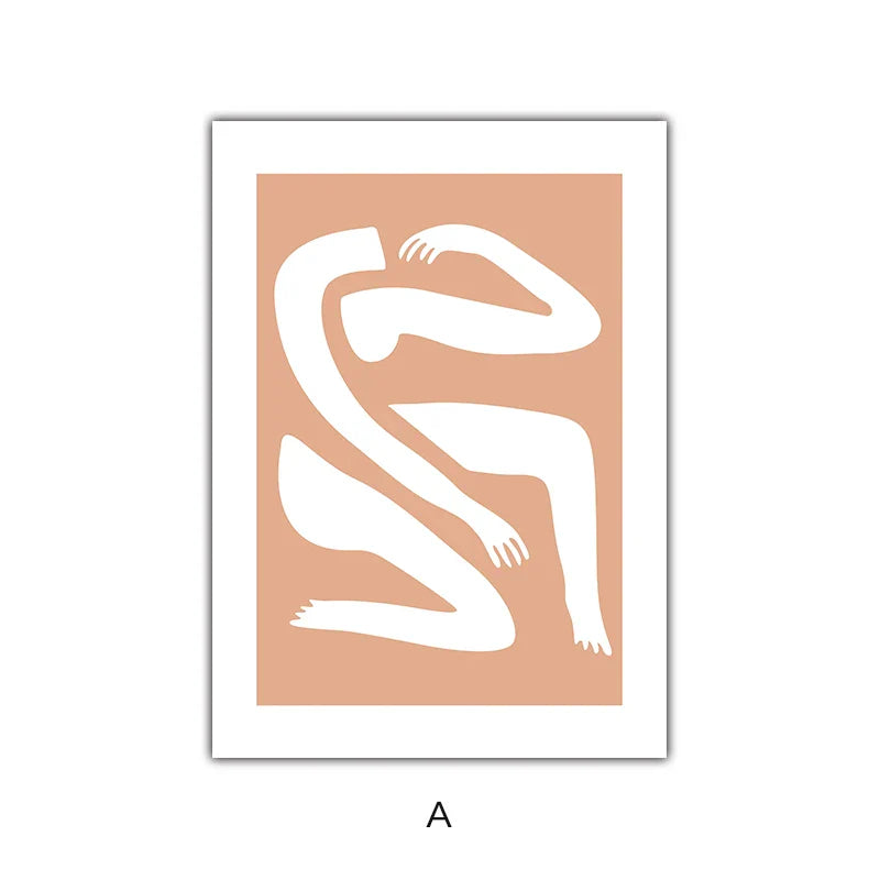 Abstract Minimalist Still Life Figure Art Fine Art Canvas Prints Posters Pictures For Living Room Bedroom Modern Home Art Decor | Bowlift