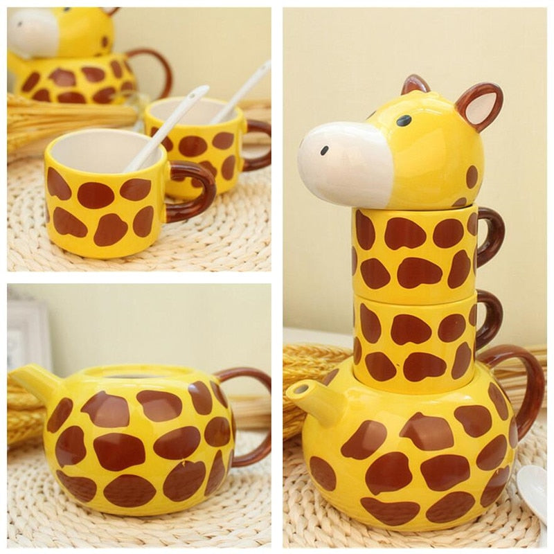 BowLift | Giraffe Mug Teapot Set