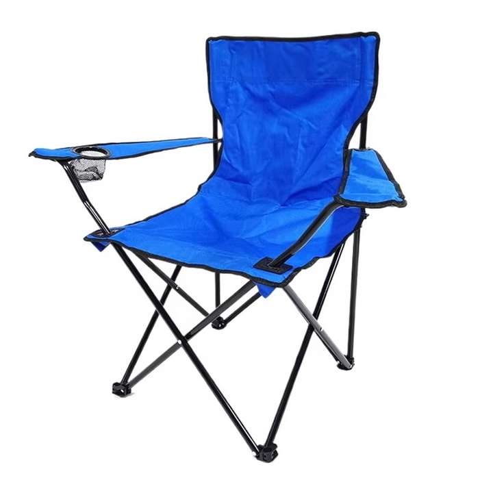 BowLift | Portable Folding Camping Chair with Armrest, Backrest & Cup Holder