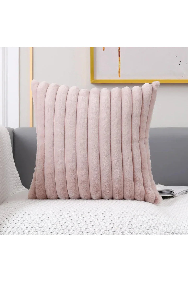 White plush pillow cover | Bowlift