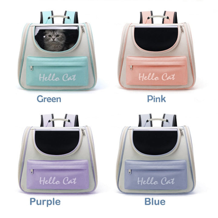 BowLift | Breathable Transparent Pet Cat Carrier Bag
