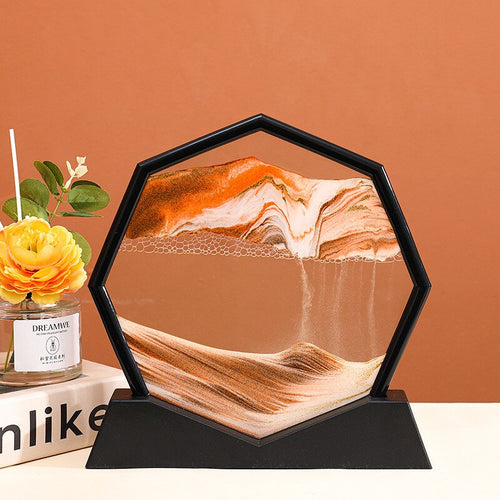 BowLift | Deep Sea Flowing Hexagon Sand Decor