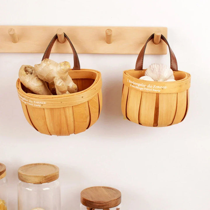 BowLift | French Market Handcrafted Wooden Basket