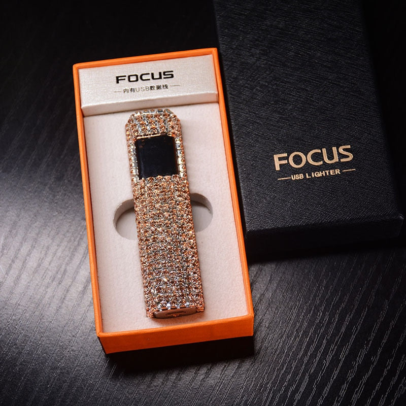 BowLift | Sparkle Stone Rhinestone Rechargeable Portable Lighter