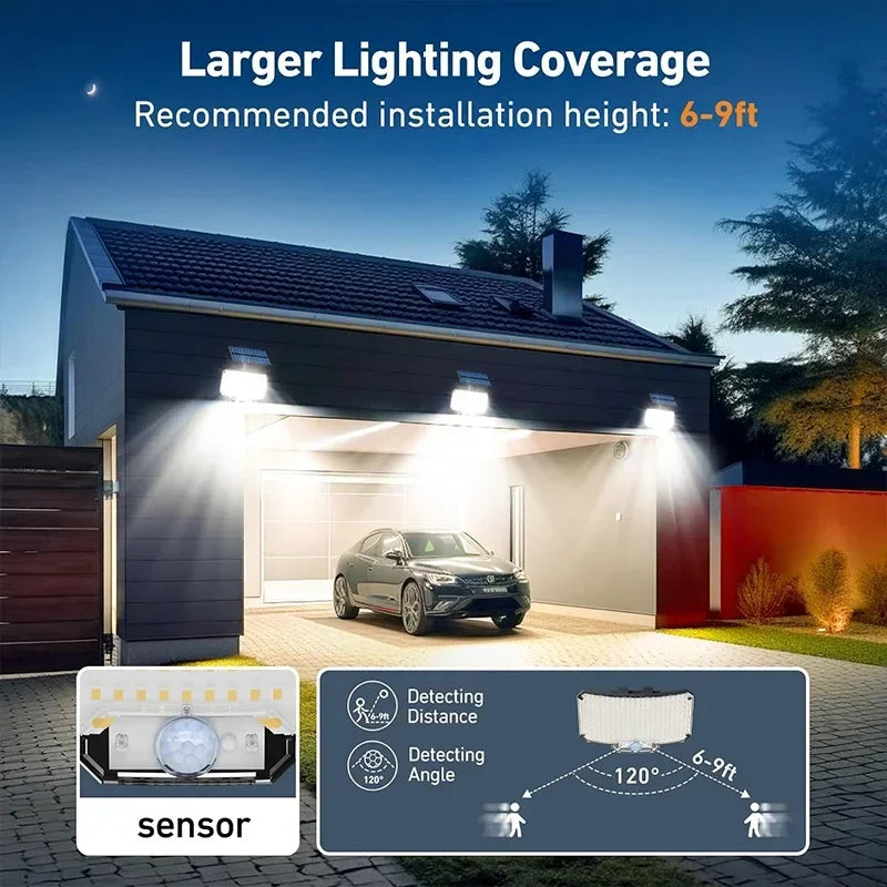 BowLift | Solar Energy Outdoor Lamp with Motion Sensor – Safety in Crisis