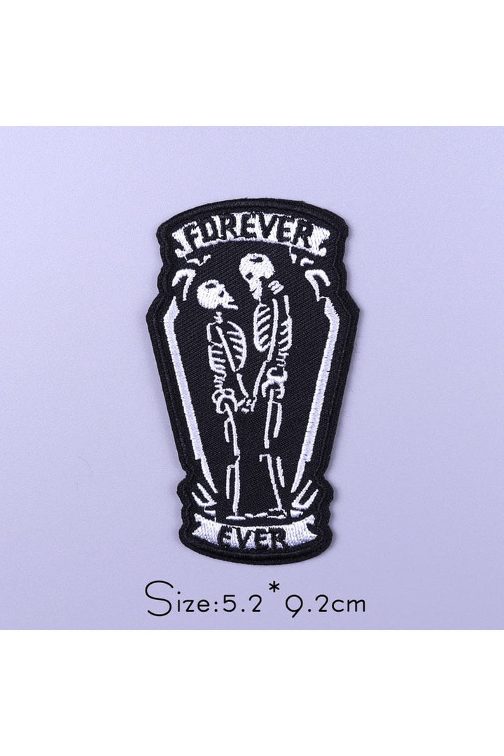 Punk Style Embroidered Patches | Bowlift