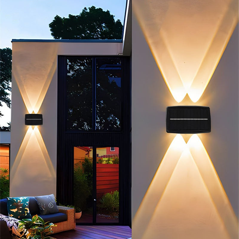 BowLift | Solar LED Up/Down Outdoor Wall Light Waterproof