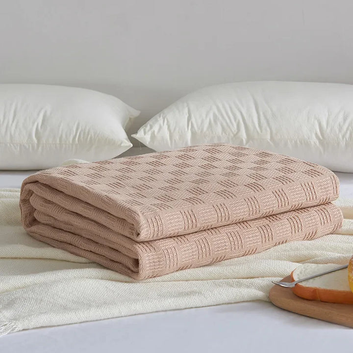 BowLift | Cotton gauze blanket Aurelina | 100% cotton | Breathable & Skin-friendly | Perfect for sofa, bed & office