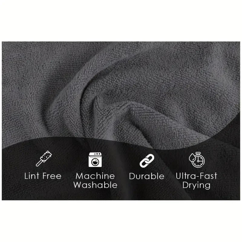 CleanPro 5 Piece Set Microfiber Cleaning Cloths Bowlift